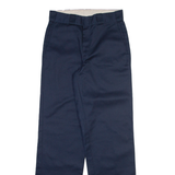 DICKIES Workwear Mens Trousers Blue Regular Straight W28 L32