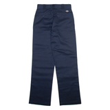 DICKIES Workwear Mens Trousers Blue Regular Straight W28 L32