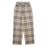 ALBERTO FABIANI Womens Trousers Beige Regular Straight Wool W24 L27