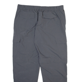 Detachable Legs Mens Trousers Grey Relaxed Straight W38 L32