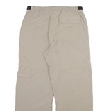 ROYAL ROBBINS Detachable Legs Mens Trousers Beige Relaxed Straight Nylon W29 L28