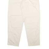 SPENGLER Womens Trousers Cream Relaxed Tapered W26 L29