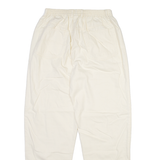 SPENGLER Womens Trousers Cream Relaxed Tapered W26 L29