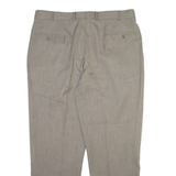 Mens Trousers Grey Relaxed Straight W36 L30