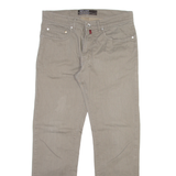 PIERRE CARDIN Mens Trousers Grey Regular Straight W31 L30