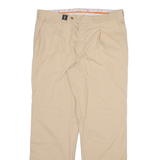 MASTERS Mens Trousers Cream Regular Straight W36 L32