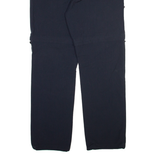 Detachable Legs Mens Trousers Black Regular Straight W31 L30