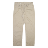 LEVI'S 514 Mens Trousers Beige Regular Straight W34 L30