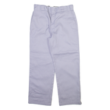 DICKIES Workwear Mens Trousers Blue Regular Straight W30 L27