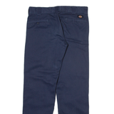 DICKIES Mens Trousers Blue Slim Straight W32 L32