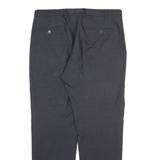 Mens Trousers Grey Regular Straight W32 L28