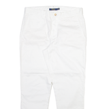POLO RALPH LAUREN Womens Trousers White Regular Tapered W31 L27