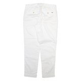 POLO RALPH LAUREN Womens Trousers White Regular Tapered W31 L27