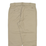 DICKIES Mens Trousers Beige Regular Straight W34 L27