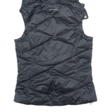 COLUMBIA Down Insulated Womens Puffer Gilet Black Hooded S