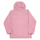 LL BEAN Womens Chore Jacket Pink 90s Hooded M