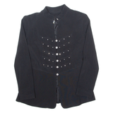 YESSICA Rhinestones Womens Blazer Jacket Black S