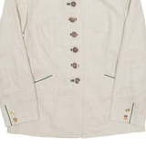 STEINBOCK Womens Blazer Jacket Beige 90s S