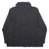 Womens Track Jacket Black Crazy Pattern XL