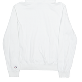 CHAMPION Mens White Hoodie M