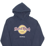 HARD ROCK CAFE Munich Mens Blue Hoodie S