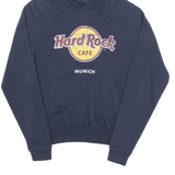 HARD ROCK CAFE Munich Mens Blue Hoodie S
