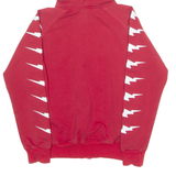 ADIDAS Boys Red Hoodie Full Zip L