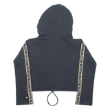 CHAMPION Cropped Womens Black Hoodie S