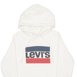 LEVI'S Mens Cream Hoodie S