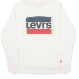 LEVI'S Mens Cream Hoodie S