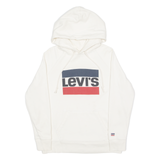 LEVI'S Mens Cream Hoodie S