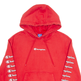 CHAMPION Mens Red Hoodie S