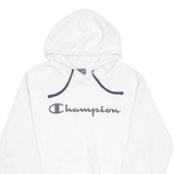 CHAMPION Mens White Hoodie M