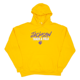 CHAMPION Jackson Track & Field Mens Yellow Hoodie USA XL