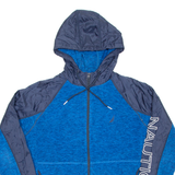 NAUTICA Mens Blue Hoodie Full Zip M
