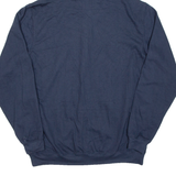 CARHARTT Loose Fit Mens Blue Hoodie Full Zip M