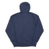 CARHARTT Loose Fit Mens Blue Hoodie Full Zip M