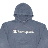 CHAMPION Womens Blue Hoodie M