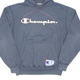 CHAMPION Womens Blue Hoodie M