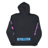 CHAMPION Womens Black Hoodie L