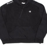 CHAMPION Womens Black Hoodie XL