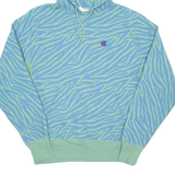 CHAMPION REVERSE WEAVE Womens Blue Hoodie M