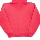 CHAMPION Wisconsin Mens Red Hoodie Full Zip USA S