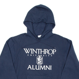 CHAMPION Winthrop University Mens Blue Hoodie USA S
