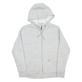 CARHARTT Relaxed Fit Womens Grey Hoodie Full Zip S