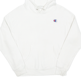 CHAMPION REVERSE WEAVE Mens White Hoodie M