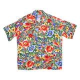 JOE KEALOHA'S Mens Hawaiian Shirt Red Floral S