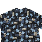 ISLAND OUTFITTERS Mens Hawaiian Shirt Black Floral 2XL