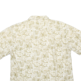 BATIK BAY Mens Hawaiian Shirt Beige Floral L
