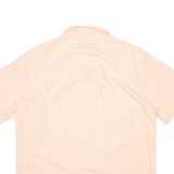 ISLAND SHORES Mens Shirt Pink Check L